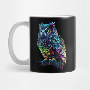 Colorful neon Owl Mug